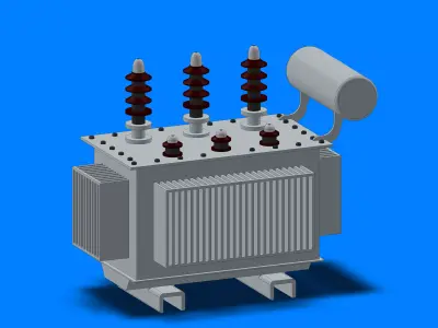 ELECTRICAL TRANSFORMER 3D print model
