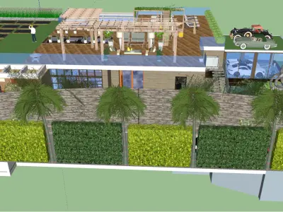 Luxury mansion Sarbonne road 822 3D model