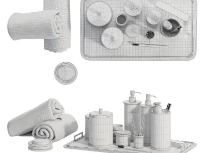 Bathroom Accessories by RUDI 3D model