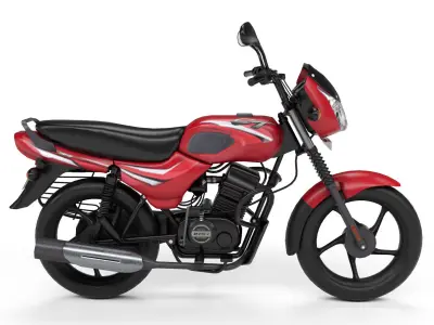 Bajaj CT 100 Low-poly 3D model