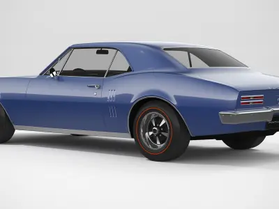 Pontiac Firebird 1967 3D model