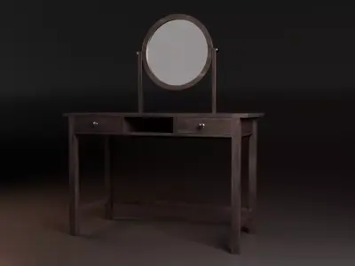 Dressing Table Free low-poly 3D model