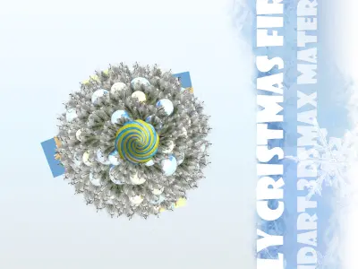 Decorated Christmas Tree 3D model