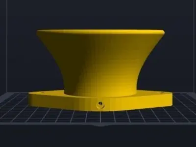 carburetor air horn 50mm 3D print model