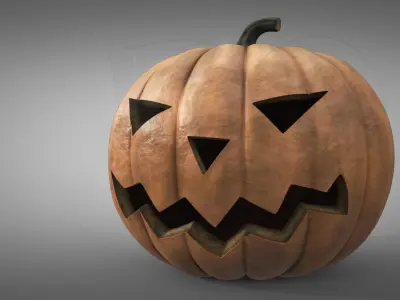 Halloween pumpkin 3D model