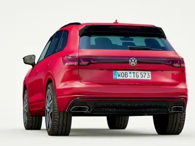 Volkswagen Touareg 2024 Low-poly 3D model