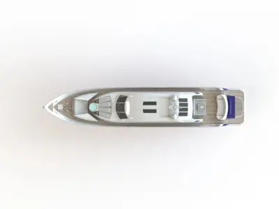 Superyacht 3D model