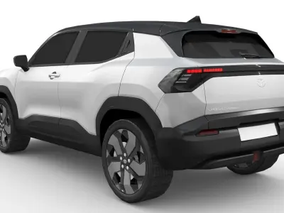Toyota Urban Cruiser 2025 Low-poly 3D model