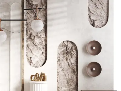 Decorative Wall panel  61 3D model
