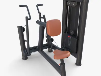 Rowing machine 3D model