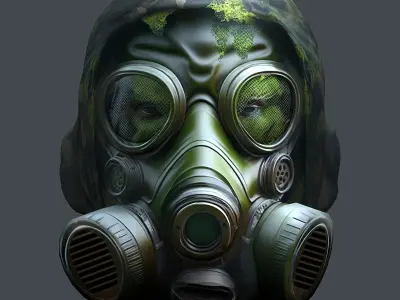 Helmet 3d model military combat Military Low-poly  Low-poly 3D model 14