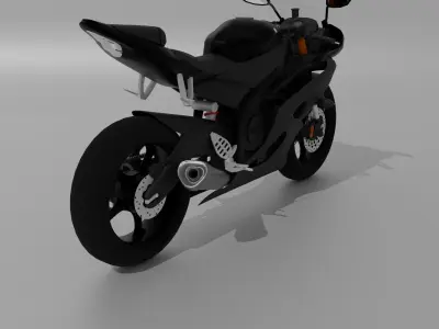 Model of Yamaha YZF-R6 3D model