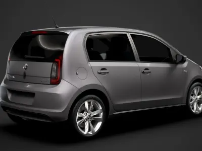 Skoda Citigo 5D 2016 3D model
