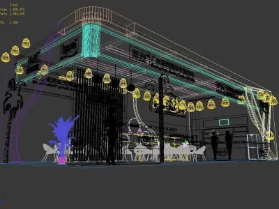 Booth - Area - 15X6-3DMAX2009-08 3D model