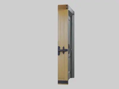 Dutch door model 2 3D model