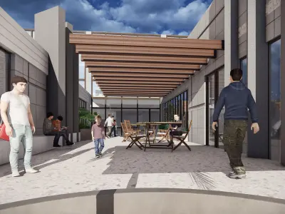 Cultural Educational Complex Design  3D model