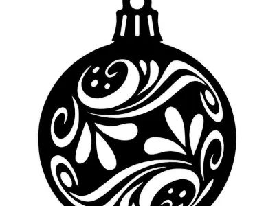 Christmas Ball Art 3D print model