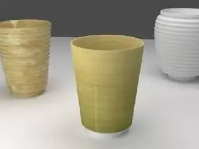 Complements 4 three vases Free 3D model