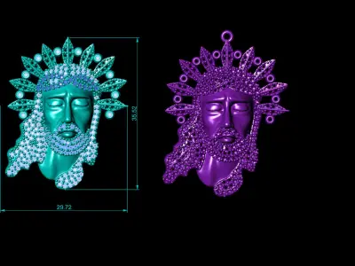 isa kolye ucu 3D print model