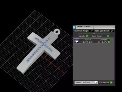 cross 3D print model 6