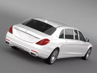 Mercedes Maybach Pullman S 600  VV222 2016 3D model