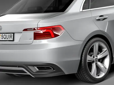 Generic Sedan mid-class 2015 3D model