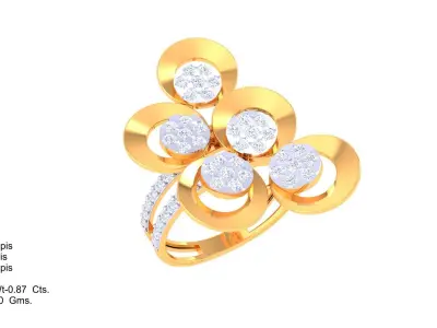 DL-8 ring 3D print model