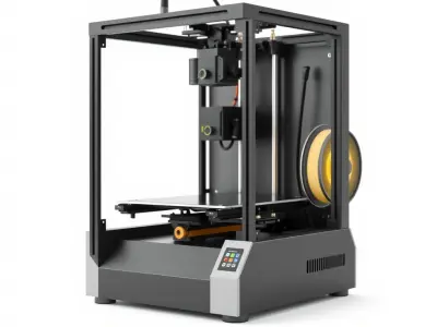 D Printer Model Pack with HighDetail Features Low-poly 3D model