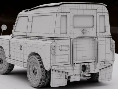 Land Rover car 3D model