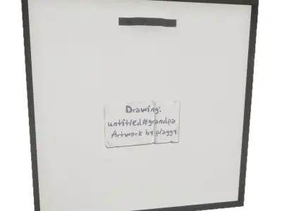 Picture Frame - Grandpa Low-poly 3D model