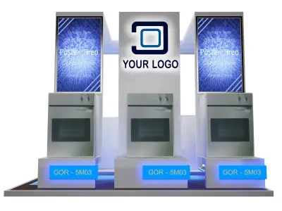 Booth Exhibition Stand a42 3D model
