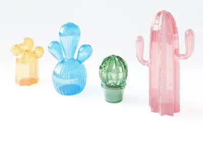 Cactus Vase 3D model