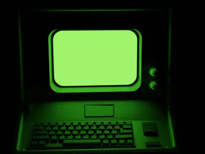 Low Poly Vault Terminal Fallout Game Ready Low-poly 3D model