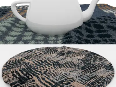 Rugs No 886 Low-poly 3D model