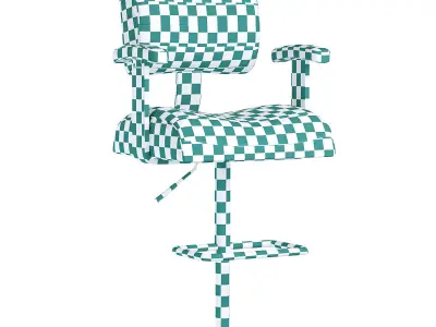 Thames Adjustable Bar Stool Low-poly 3D model