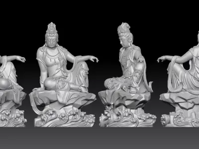 Guanyin  3D print model