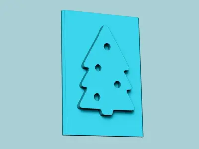Stamp 69 - Christmas Tree - Fondant Decoration Maker Toy 3D print model