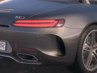 Mercedes AMG GT C Roadster 2017 Desert 3D model