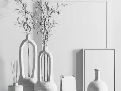 Decorative set015 3D model