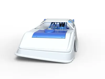 Super Dirt Late model for Pavement Scale 1 to 25 3D print model