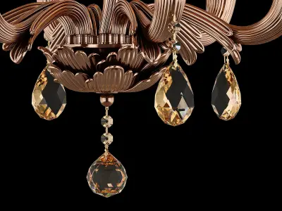 MD 76001-6 Osgona Chandelier 3D model