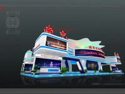 Exhibition - Area -26X15-3DMAX2009-020 3D model