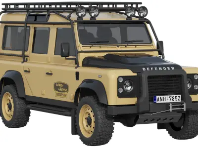 Land Rover Defender Works V8 Trophy 3D model