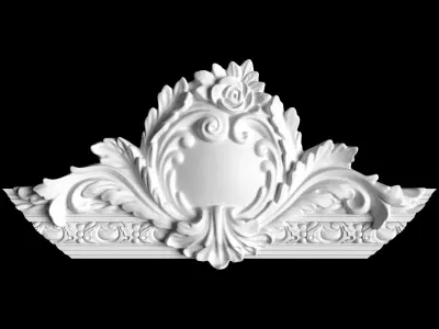 decorative cnc panel  Low-poly 3D model