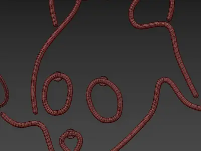 Neon Set 18 3D model