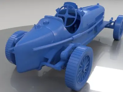 Alfa Romeo P3 printable Scale 1-43 3D print model