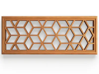 6 Openwork Wall Decoration 3D model