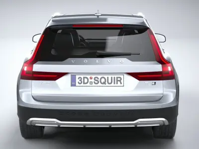 Volvo V90 Cross Country 2020 LowPoly 3D model