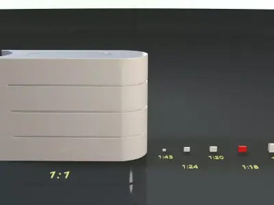 Tecpro Barrier 3D Print 1 is to 18 scale model 3D print model