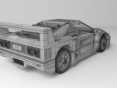 Lego Creator Ferrari F40 3D model